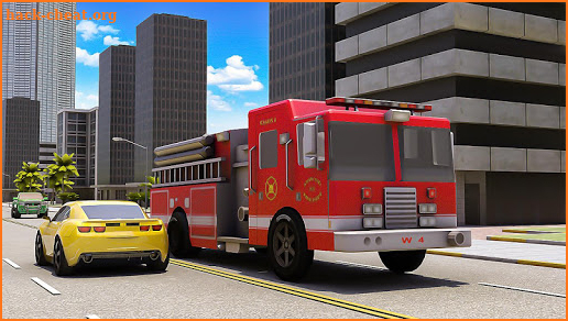 Robot Fire Fighter Rescue Truck screenshot