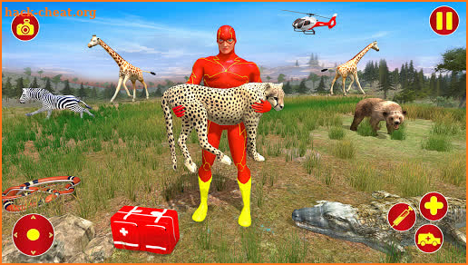 Robot Speed Hero Rescue Animals screenshot