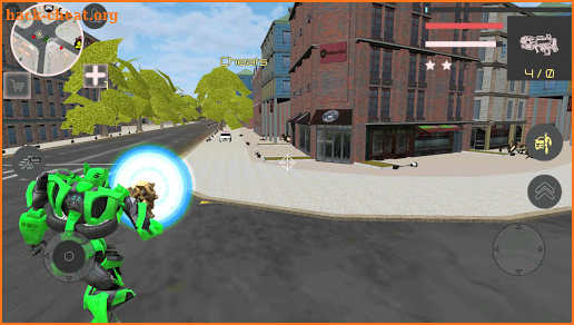 Robot War Car Transform: Crime City Robot Games screenshot