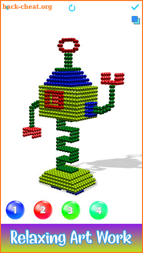 Robots Magnet World 3D - Build by Magnetic Balls screenshot