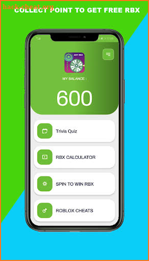 Robux Spin wheel: Free Robux Real & calc Quiz screenshot