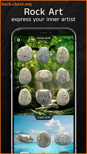 Rock Art - Coloring for Adults screenshot