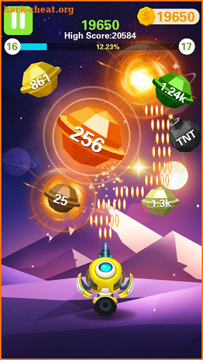 Rock Blast - Fire Ball screenshot