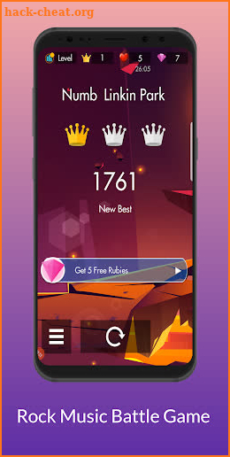 Rock Music Game - Piano Tiles screenshot