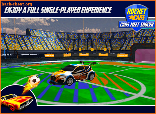 Rocket Car Soccer : Demolish Car Football Game screenshot