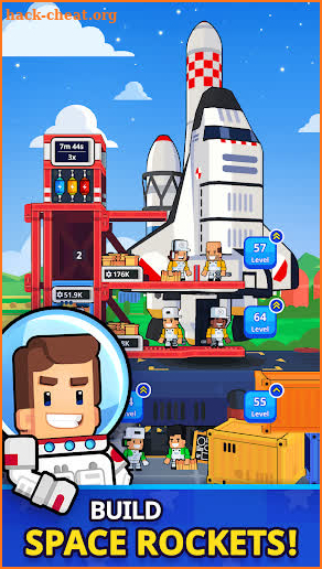 Rocket Star - Idle Space Factory Tycoon Games screenshot