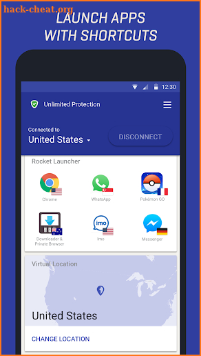 Rocket VPN – Internet Freedom screenshot