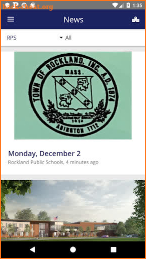 Rockland Public Schools, MA screenshot