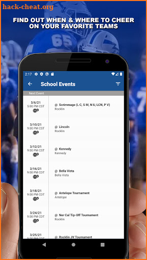 Rocklin High School Thunder screenshot