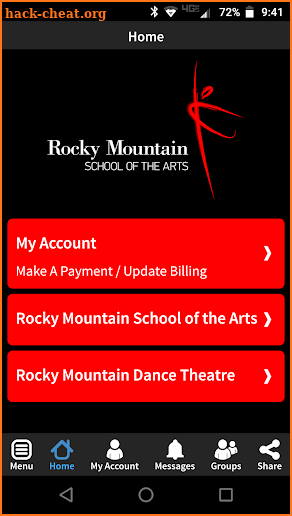 Rocky Mountain School of the Arts screenshot