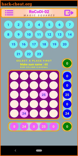 RoCoDi-02 - MAGIC SQUARES screenshot