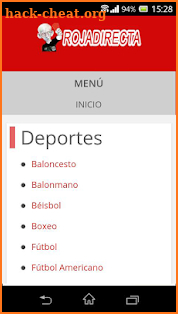 Roja Directa Futbol screenshot