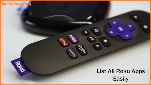 Roku TV Remote : Smart Roku Remote Control screenshot