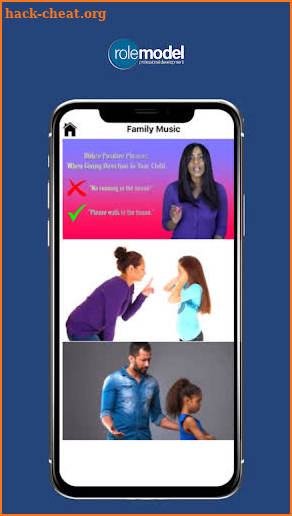 Role Model Parenting APP screenshot