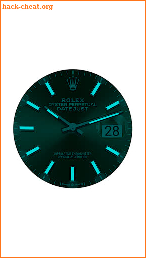 Rolex Datejust Watch Face screenshot