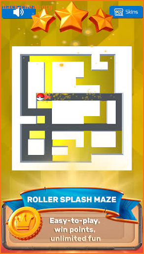 Roller Splash Mazes - Roll 3d splashy labyrinths screenshot