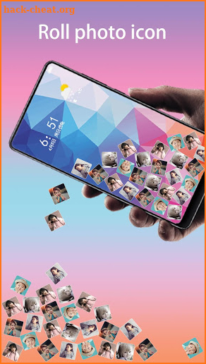 Rolling icons - App and photo icons screenshot