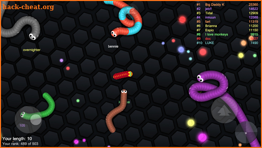 Rolling Snake War.IO screenshot