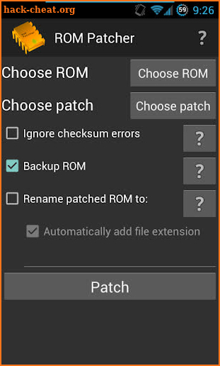 ROM Patcher (Donation) screenshot