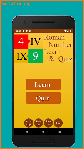 Roman Numbers Learning and Quiz screenshot