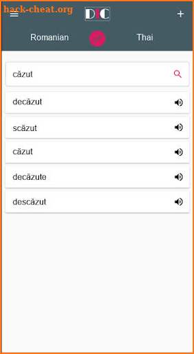 Romanian - Thai Dictionary (Dic1) screenshot