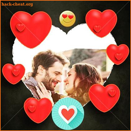 Romantic love photo frames screenshot