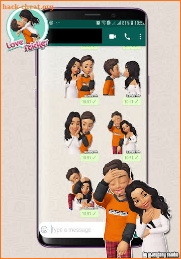 Romantic Love Stickers - WAStickerApps screenshot