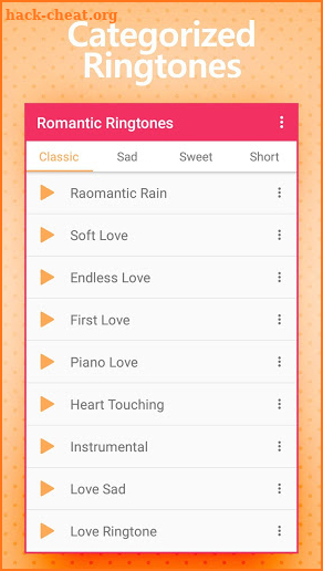 Romantic Ringtones screenshot