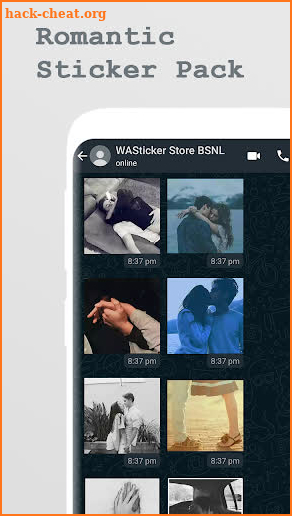 Romantic Stickers for Whatsapp - WAStickerApp screenshot