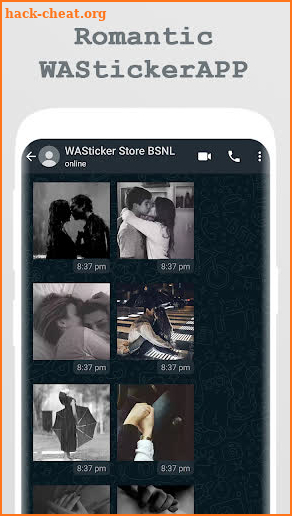 Romantic Stickers for Whatsapp - WAStickerApp screenshot