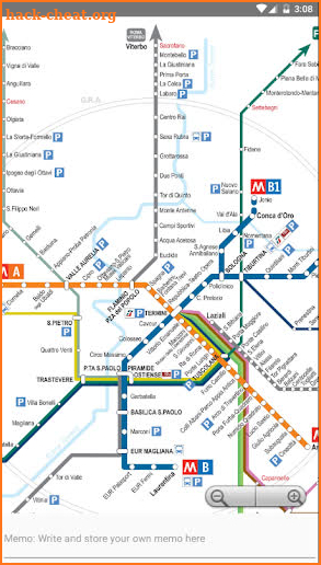 Rome Metro, Train, Bus, Tour Map Offline screenshot