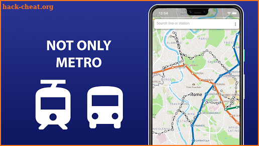 Rome public transport routes screenshot