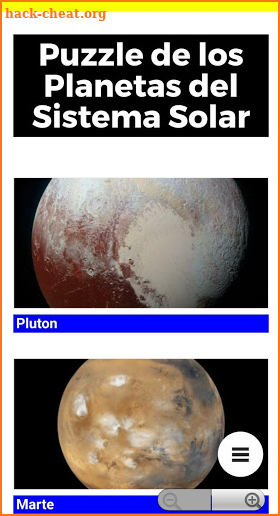 Rompecabezas de Los Planetas del Sistema Solar screenshot