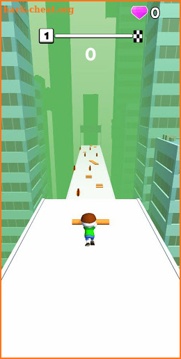 Roof Run: Slide Roof Rails - simple fun game screenshot