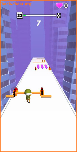 Roof Run: Slide Roof Rails - simple fun game screenshot