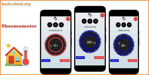 Room Temperature Thermometer (Inside, Outside) screenshot