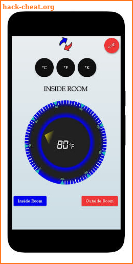 Room Temperature Thermometer (Inside, Outside) screenshot