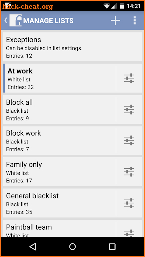 Root Call Blocker Pro screenshot