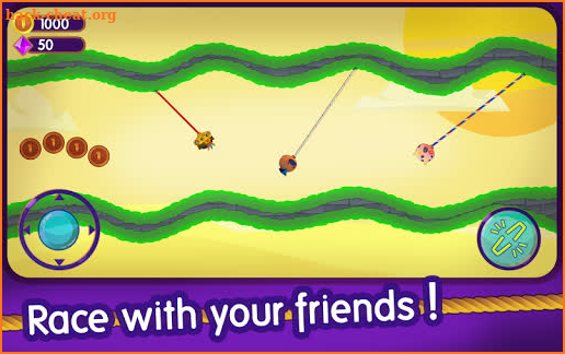 Rope Clash: Multiplayer Rope Swing Racing screenshot