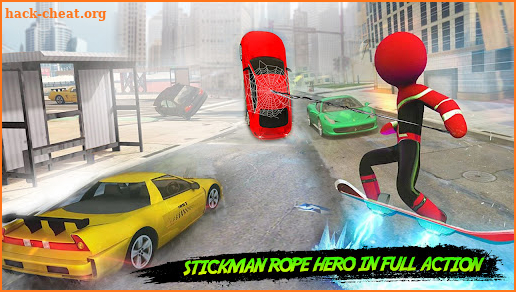 Rope Hero Spider: Flying Hero screenshot