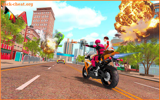 Rope Hero Vice Town – Crime Simulator Robot Game screenshot