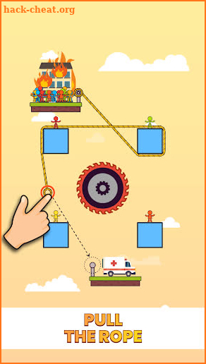 Rope Puzzle: Stickman Rescue screenshot