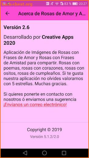 Rosas de Amor y Amistad screenshot