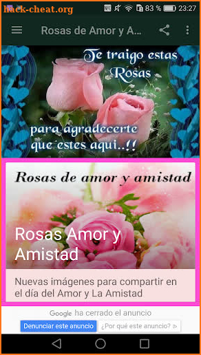 Rosas de Amor y Amistad screenshot