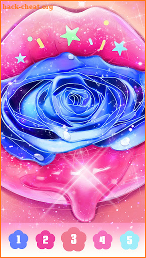 Rose color by number: Coloring games offline screenshot