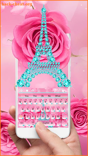 Rose Diamond Paris Keyboard screenshot