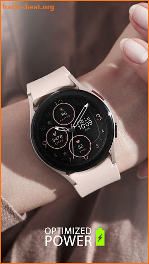 Rose Gold Analog Watch Face screenshot