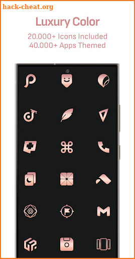 Rose Gold Icon Pack screenshot