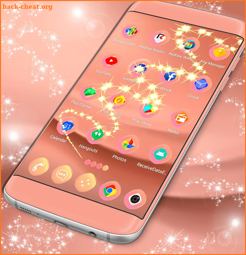 Rose Golden Launcher screenshot