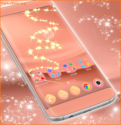 Rose Golden Launcher screenshot